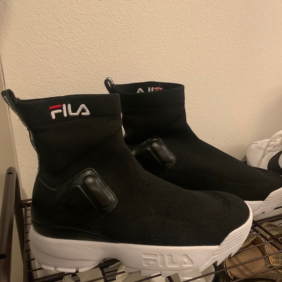 fila disruptor sock boot